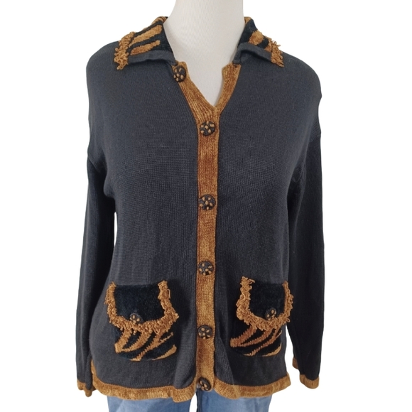 VINTAGE VICTORIA HARBOR CARDIGAN SIZE M - Picture 1 of 15
